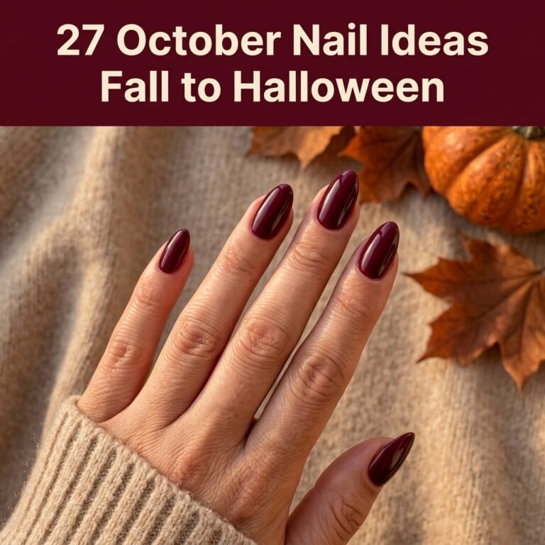 27 October 2026 Nail Ideas: Fall to Halloween